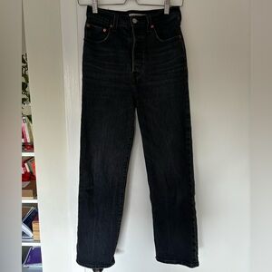 Ribcage straight ankle jean
